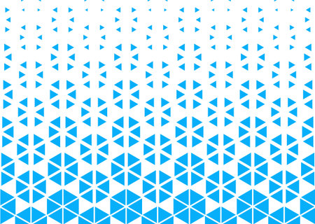 Vector geometric pattern in blue colorのイラスト素材