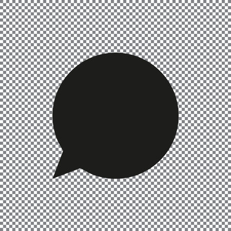 vector icon Speech Bubbles on a transparent backgroundのイラスト素材