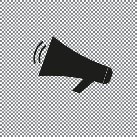 icon loudspeaker on a transparent backgroundのイラスト素材
