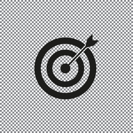 target icon on a transparent background vectorのイラスト素材