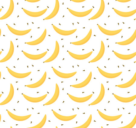 seamless pattern with bananas design illustrationのイラスト素材