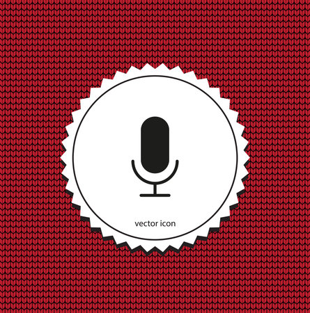 vector icon microphoneのイラスト素材