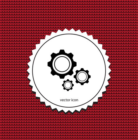 gears vector iconのイラスト素材