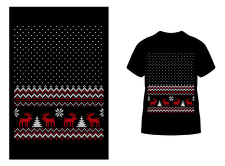 Marry Christmas t shirt designs template. Vector graphic typographic design for poster, label, badge, logo, bags, stickers, curtains, posters, bed covers, pillows epsのイラスト素材