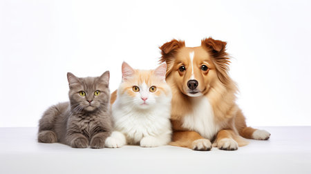 Make your veterinary clinic or pet store stand out with this pets sign featuring lovable animals. An inviting image to convey your dedication to animal welfare and careの素材