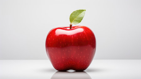 Photo of red apples made form plasticの素材