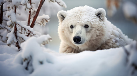 Arctic Animal Encounters: Immerse yourself in the breathtaking scenes of wildlife in their subfreezing habitatsの素材