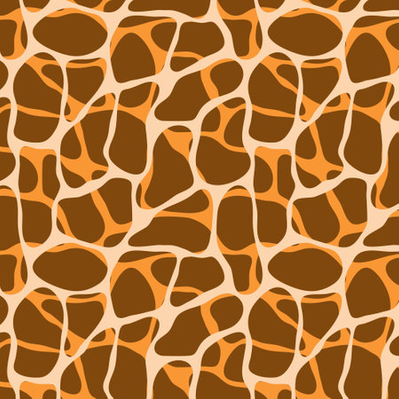Stone texture in brown colors seamless background. Vector illustrationのイラスト素材