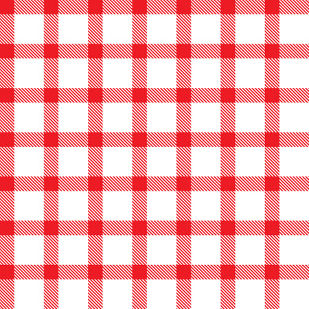 Plaid check patten in black, pink, gray, cream and maroon. Seamless fabric texture print.のイラスト素材