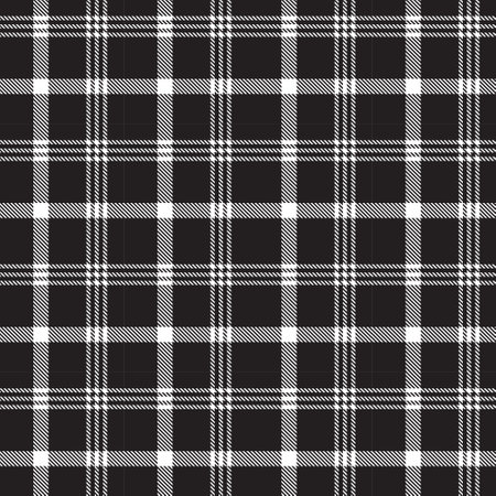 Plaid check patten in black, pink, gray, cream and maroon. Seamless fabric texture print.のイラスト素材