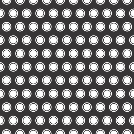Vector seamless pattern. Modern stylish texture with monochrome trellis.のイラスト素材