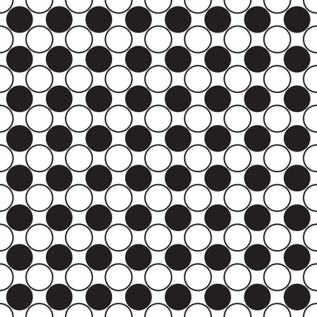 Vector seamless pattern. Modern stylish texture with monochrome trellis.のイラスト素材