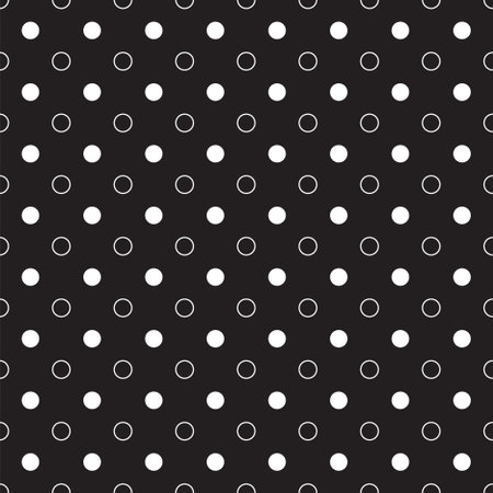 Vector seamless pattern. Modern stylish texture with monochrome trellis.のイラスト素材