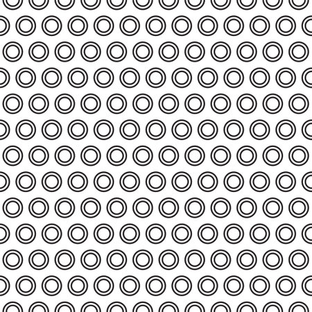 Vector seamless pattern. Modern stylish texture with monochrome trellis.のイラスト素材