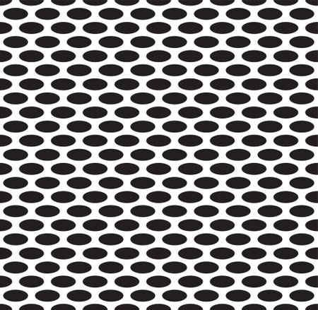 Vector seamless pattern. Modern stylish texture with monochrome trellis.のイラスト素材