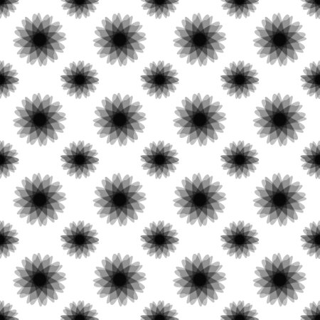 flowers and floral elements isolated on white background.のイラスト素材