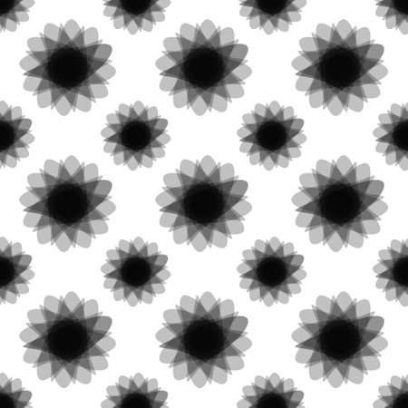 flowers and floral elements isolated on white background.のイラスト素材