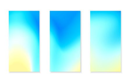Soft color background. Modern screen vector design for mobile app. Soft color gradients.のイラスト素材