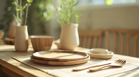 Ecology in dining: Natural eco-utensils for sustainable livingの素材