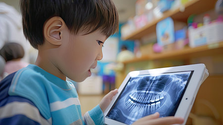 Adorable newborn boy peacefully lying in a hospital cribの素材