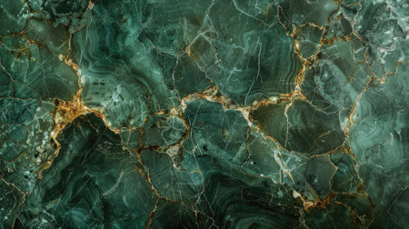 texture of dark green and olive marble for tabletop, featuring light lines of a pattern. Perfect for marketing interior decor, sophisticated design, and the natural beauty of eの素材