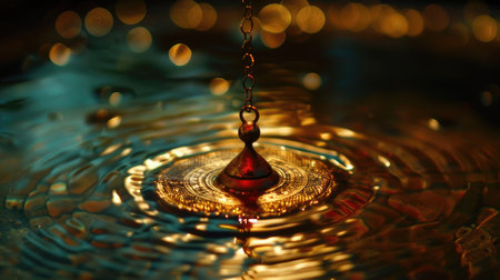 hypnosis with our mesmerizing pendulum session. Unlock your mind's potential!の素材