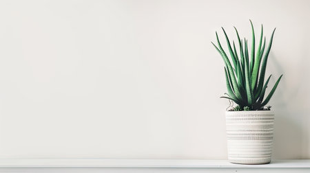 white background, minimalistic with decorative greenery, meant for business websiteの素材