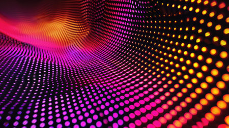 Dive into the world of Nano-tech Dots! Background microscopic dot patterns that showcase advanced micro-circuitryの素材