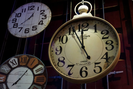 Closeup of clock