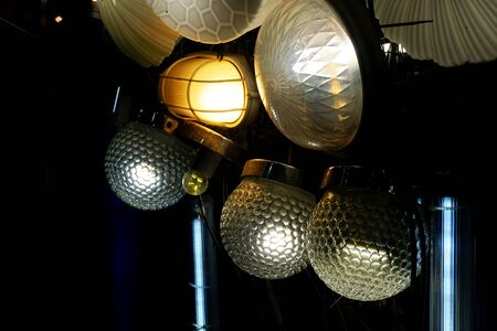 Closeup of lampsのeditorial素材