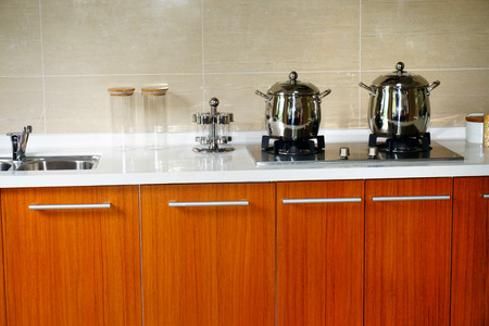 Interior of kitchenの写真素材