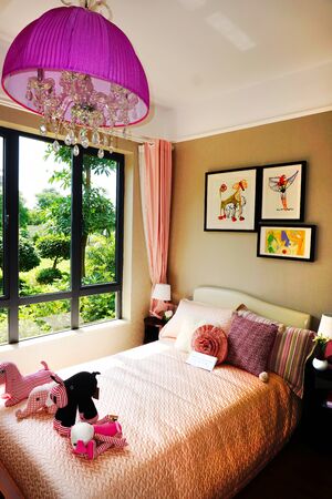 Interior of bedroomのeditorial素材