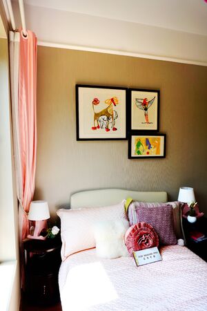 Interior of bedroomのeditorial素材