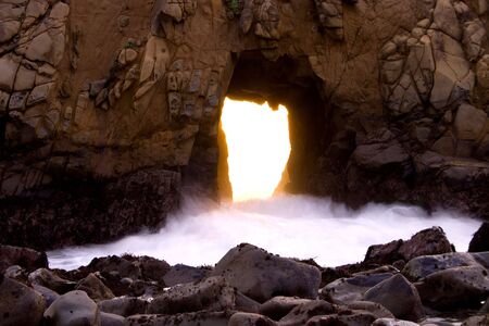 A Doorway to the Oceanの写真素材
