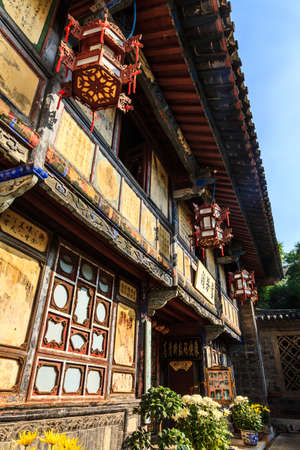 Ancient monumental wall paintings in a temple   in Chinaのeditorial素材