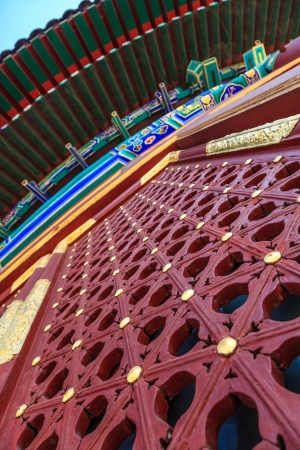 Close up at Temple of Heaven in Beijingの写真素材