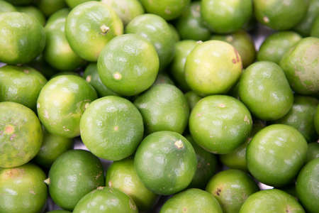 fresh lemon in the marketの写真素材