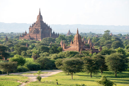 temples in Bagan, Myanmar