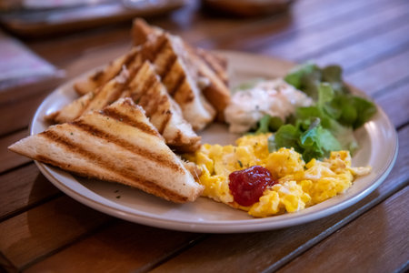 Fresh and tasty sandwichの写真素材