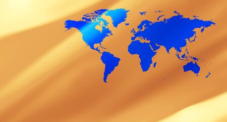 World map layout backgroundの写真素材