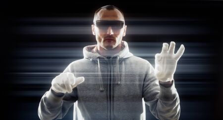 Hacker cybercrimeの写真素材