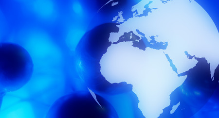 Global business background futuristic conceptの写真素材