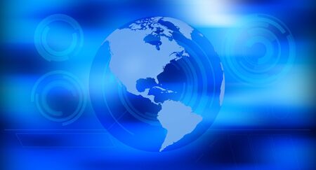 Global network business backgroundの写真素材