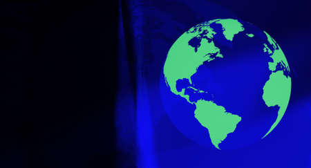 Ecology green world concept backgroundの写真素材