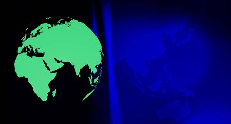 Ecology green globe backgroundの写真素材