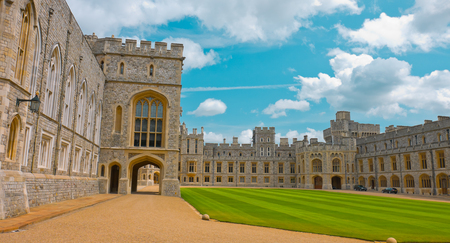 Old historic english castle Windsorのeditorial素材
