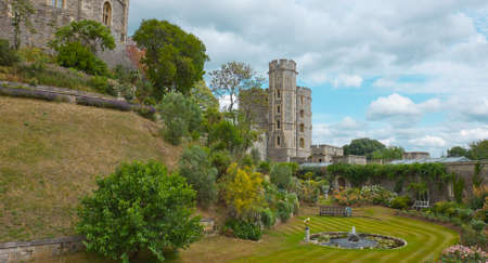 Old royal palace, Windsor stone castleのeditorial素材