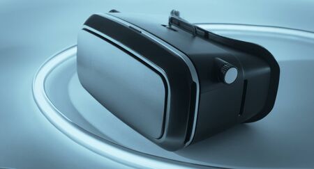 Virtual Reality VR goggles headsetの写真素材