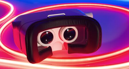 Virtual reality conceptionの写真素材