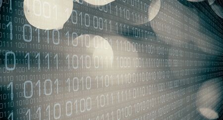 Futuristic computer cyber securityの写真素材